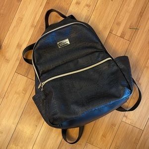 Juicy Couture Black DeBoss Squad Backpack New with tag not attached Excellent